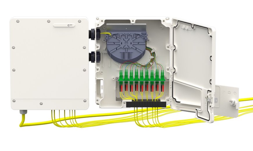 Multifunktionsverteiler OpDAT MV von Metz Connect in fünf Ausstattungsvarianten für FITH- und Industrie-Anwendungen